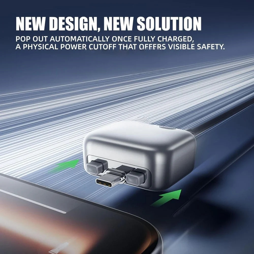 Smart Charger Adapter - Auto Power Disconnect Guard Every Mobile Android Tablet