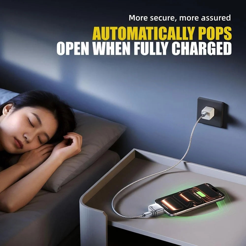 Smart Charger Adapter - Auto Power Disconnect Guard Every Mobile Android Tablet