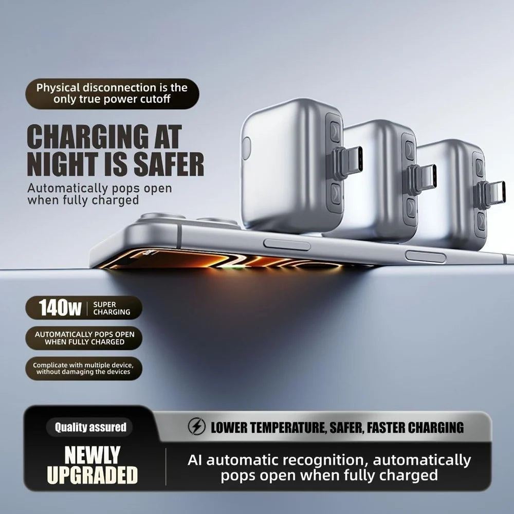 Smart Charger Adapter - Auto Power Disconnect Guard Every Mobile Android Tablet